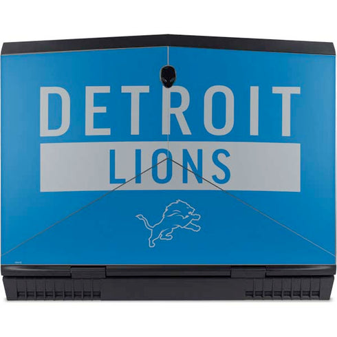 NFL Detroit Lions Blue Performance Series Dell Alienware Skin